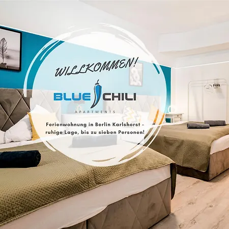 Blue Chili 31 - Stadtwohnung Fuer 7 - Modern Zentral Karlshorst Wlan Apartment *